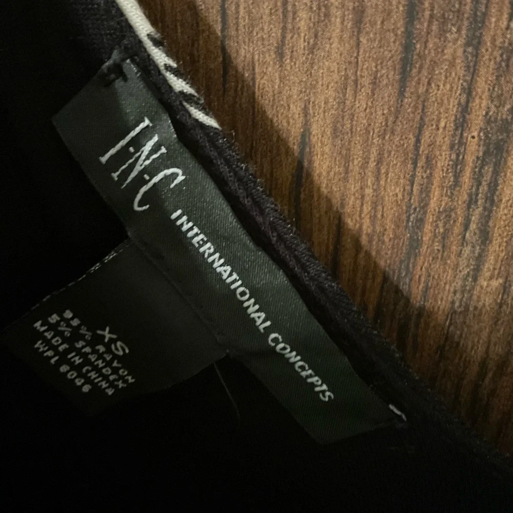 INC International black/cream sleeveless dress - Picture 2 of 4